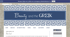 Desktop Screenshot of beautyandthegreekblog.com